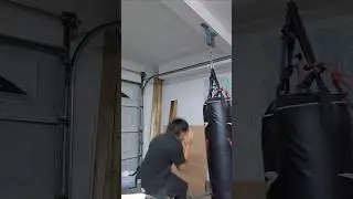 jab, slip under, into lead hook