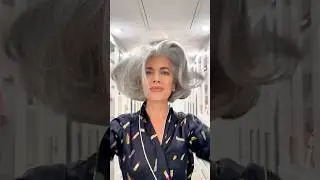 GRAY HAIR IN FULL VOLUME 🔥❤️ | NiKOL Johnson #grayhair #classicstyle