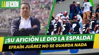 Efra&iacute;n Ju&aacute;rez sobre la protesta de La Rebel: 'Son la mejor barra del pa&iacute;s, no les puedo pedir nada'