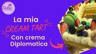 La mia CREAM TART con crema diplomatica 🍓🫐