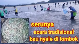 acara tradisional bau nyale di lombok tahun 2023.PUTRI MANDALIKA.