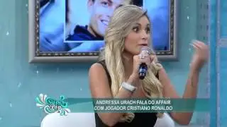Andressa Urach chora ao falar de briga com 'Furac&atilde;o da CPI