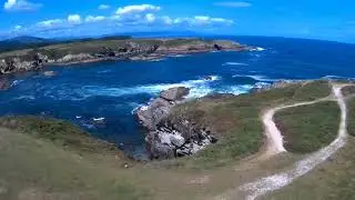 Drone KF102. Galicia, Ribadeo, Isla Pancha
