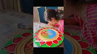 Anniversary special #painting #viral #reels #acrylicpainting #video #colour #diy #lippanart  #mirror
