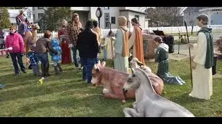 2014 Life-size Nativity In Leesburg, Indiana