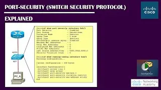 Port-Security Explained | What Is Port-Security? | How it work? | Networking Academy |#PortSecurity