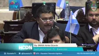 Dip. Adri&aacute;n Eduardo Grana - Sesi&oacute;n Especial N&deg;2  - HCDN