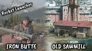 Rocket Launcher vs Old Sawmill and Iron Butte Horde - Days Gone