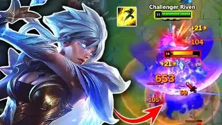 Rank 1 Riven finds out a way to ABSOLUTELY DESTROY CHALLENGER RUMBLE Matchup