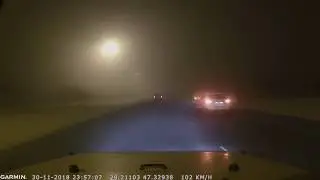 Extreme Fog in Kuwait (Dashcam Hyperlapse)