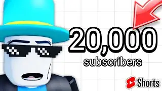 🔴 HITTING 20,000 SUBSCRIBERS LIVE #shorts #roblox