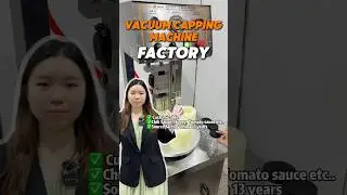 vacuum cappinf machine #chinafactory #factory #foodpackagingmachine #machine