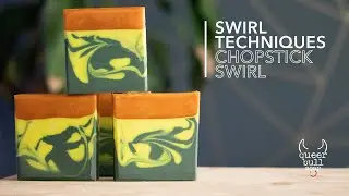 Chopstick Swirl - How to do the chopstick swirl in soap