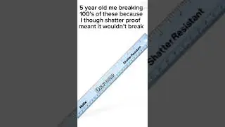I thought it was shatter resistant