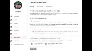 Tipster's channel just got demonetized