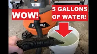 RIDGID 14 Gallon 6HP Shop Vac REVIEW + WATER STRESS TEST