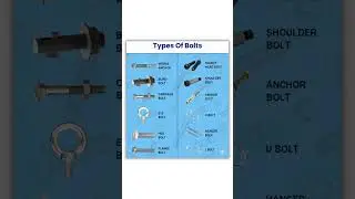 Bolts types #steel #steelpipes #shorts #shortvideo #india