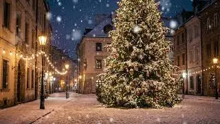Relaxing Christmas Music ❄️ Cozy Winter Night by the Fireplace