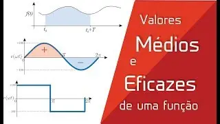 Como calcular o valor médio e eficaz de uma função