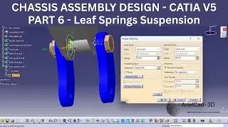 HOW TO DESIGN A CAR CHASSIS - CATIA v5 PART & ASSEMBLY DESIGN - 1928 Alfa Romeo 6c 1500 SS - PART 6