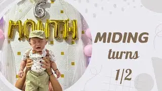miding K jamoh turns 1/2 today || son of Dutin jamoh & minam mize || subscribe please👍🏻🫶🏻❤️