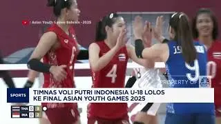 Timnas Voli Putri U-18 Lolos ke Final Asian Youth Games 2025