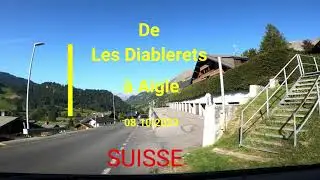 De Les Diablerets  à  Aigle,  SUISSE