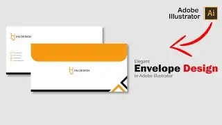 Elegant Envelope Design in Adobe Illustrator | Step-by-Step Tutorial