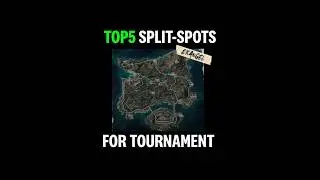 TOP 5 ERANGEL MAP SPLIT - SPORTS FOR COMPETITIVE MATCH #pubgmobile #pubgm #bgmi #battleroyalegame