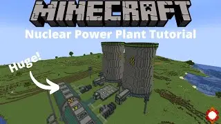 [New Version Out Now!] Minecraft How to Build a Nuclear Power Plant -Tutorial-