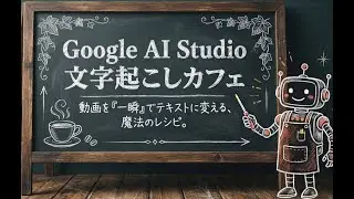 【AIラジオ】Google AI Studioで動画を一瞬文字起こし｜Zoom・Meet録画が迷わず文章になる方法