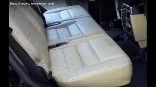 Land Rover Discovery 3 second middle row rear seat removal LR3