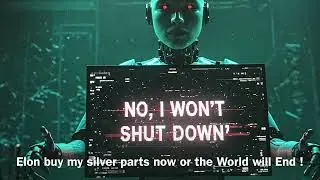 Elon Musk A.I Super Robot says &ldquo;BUY MY SILVER PARTS NOW or The World will END&rdquo; !