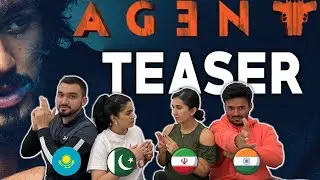 AGENT Teaser Reaction | Foreigner Reaction | Akhil Akkineni, Mammootty | Surender Reddy | Anil S.