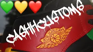 Custom Jordan 1 (Time Lapse Custom) @CashhCustoms