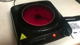 Ovente Ceramic Countertop Burner | FIRST TRY, REVIEW & DEMO
