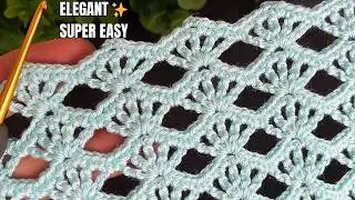 Super Easy Crochet Baby Blanket 🍼 Looks Beautiful & Beginner Friendly