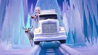 ❄️ Elsa&rsquo;s Ice Shape Slide & Stop Truck | Slide, Stop & Learn Shapes! ✨