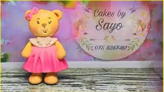 How To Make  Teddy Topper  | Cake By Sayo