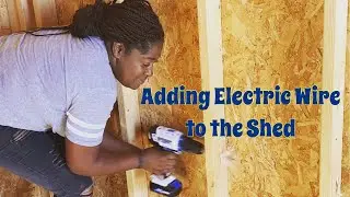 DIY Electric Wire To The She Shed