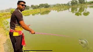 Catiching Fish Village in River With Beautiful Natural & Picnik