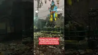 Это видео, демонстрирующее последствия Дивали в Дели, вызвало дискуссию.