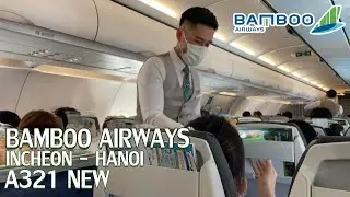 BAMBOO AIRWAYS 🇰🇷 INCHEON - 🇻🇳 Hanoi economy A321 NEW  [ FLIGHT REPORT]