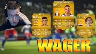 FIFA 14 WAGER MATCH vs PODPISCHIK [ Benzema = Modric + Villa ]