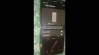 ENABLE FLASH NOTIFICATION IN SAMSUNG GALAXY A6PLUS MOBILE