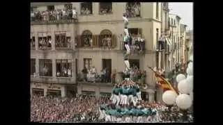 Castellers de Vilafranca - Primer pd8fm(c) del segle XX - Sant Ramon 1995