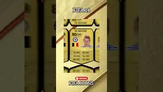 Kevin De Bruyne FIFA Evolution| FIFA 10 ➡️ 22