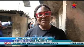 NAFDAC DISCOVERED FAKE DRINKS DEPOT AT MISSION ROAD BY JOIN OPERATION