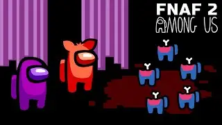 FNAF 2 Foxy Minigame Recreated in Among Us