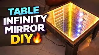 Comment Fabriquer une Table Café Infinity Mirror ✨ | Table Basse LED Effet Infini